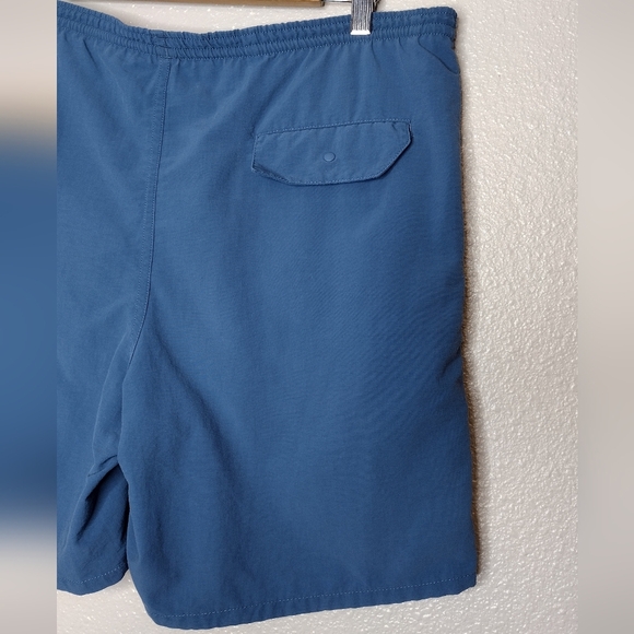 Patagonia Men's Blue Drawstring Outdoors Swim Trunks Shorts Size S - Picture 6 of 16
